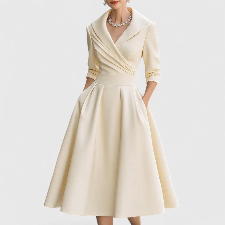 Valerie - Elegáns Midi Ruha