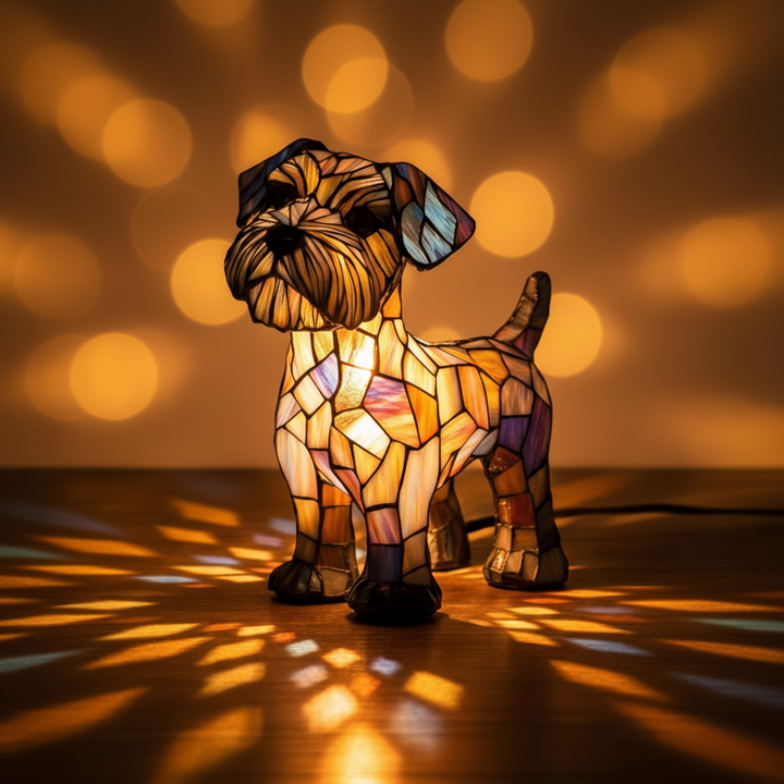 Büszke Terrier Lámpa