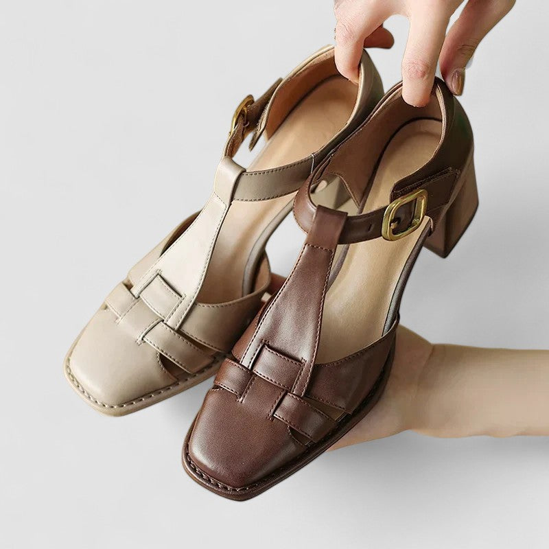 Boriska - Talpbetétes T-Strap ortopéd szandálok