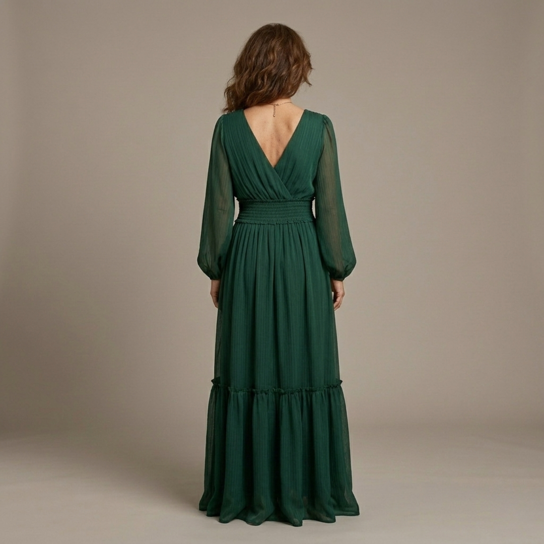 Maria – Chiffon ruha V dekoltú