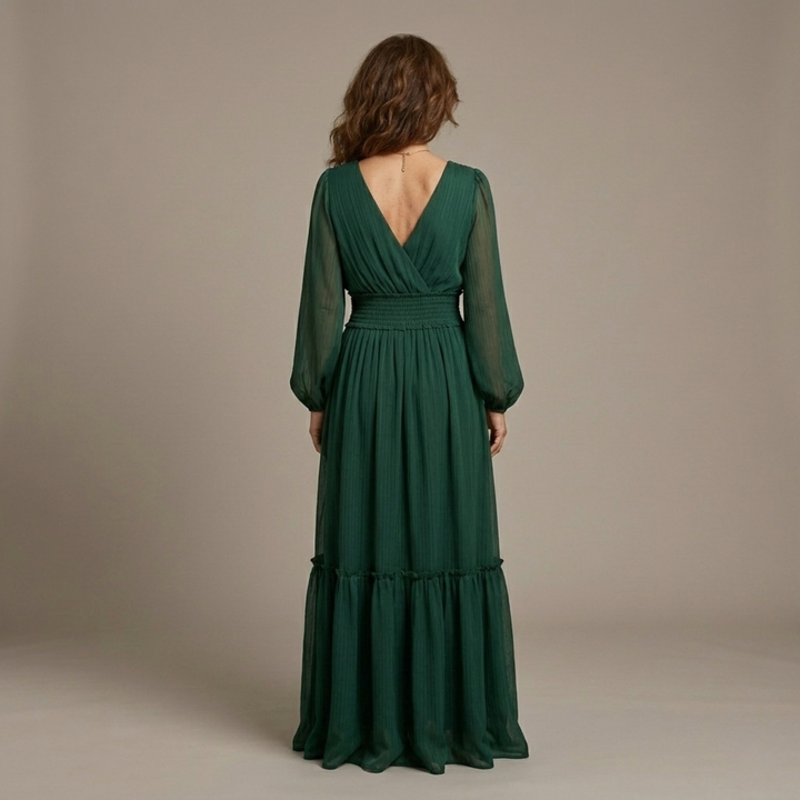 Maria – Chiffon ruha V dekoltú