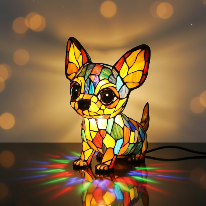 Bűbájos Chihuahua Lámpa