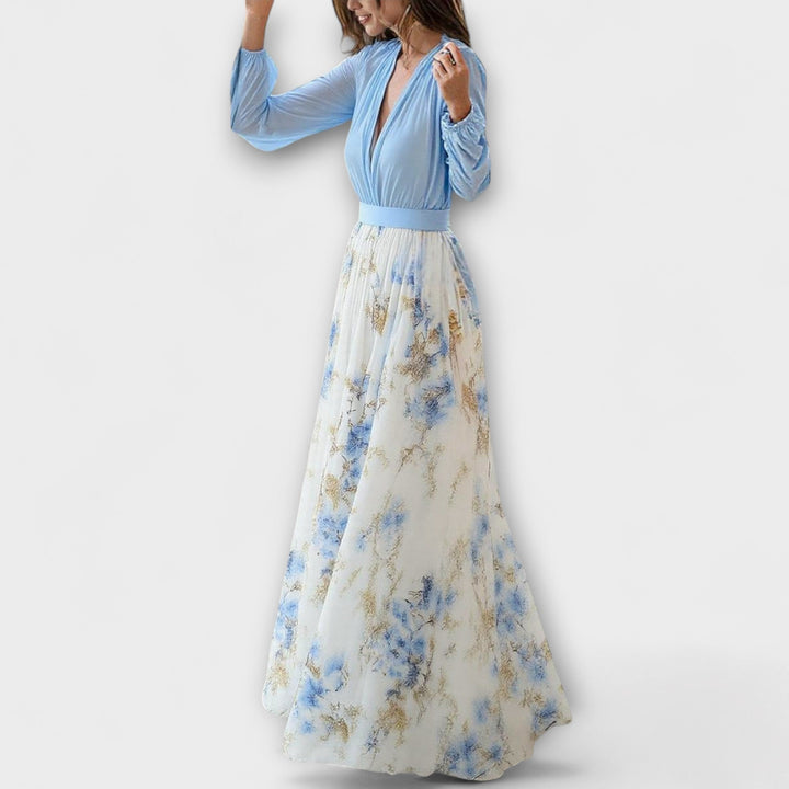 Harper | Virágmintás Maxi Ruha