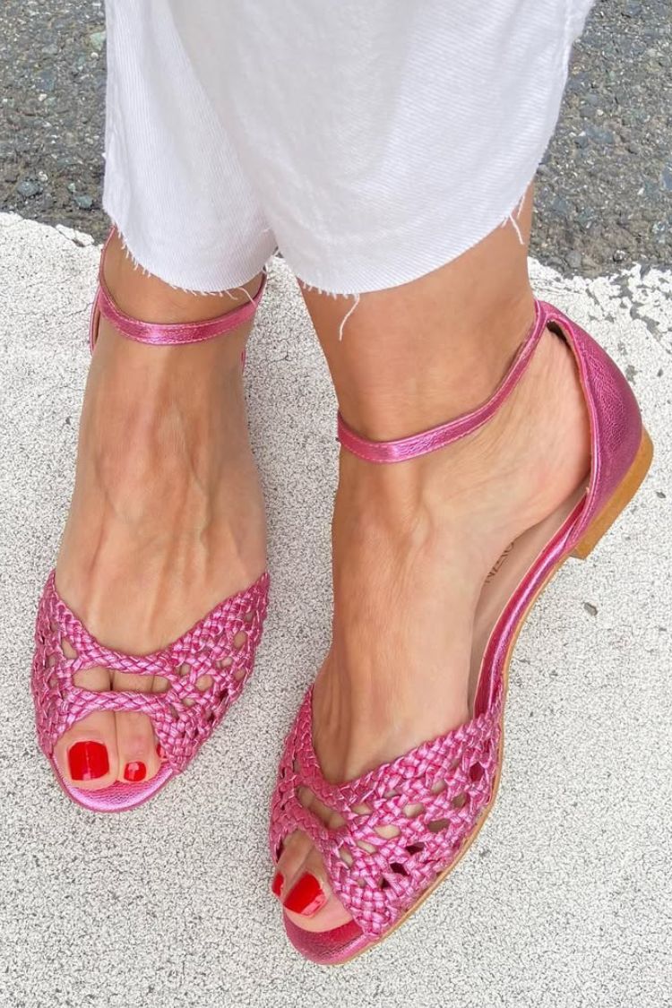 Isadora | Arany Fonott Szandál