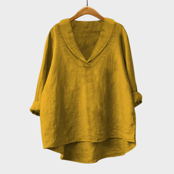 Samanta | Elegáns Nyári Ing Vászonból
