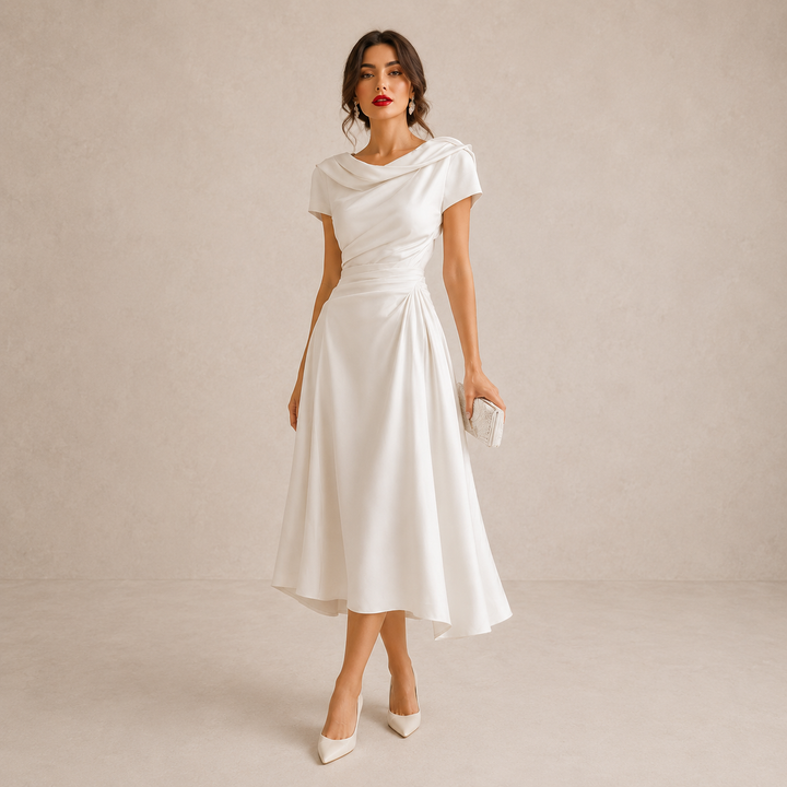 CELESTINA | Drapált midi