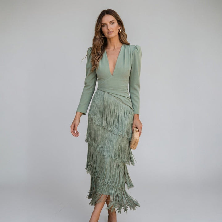 Sofia | Frufruval díszített ruha