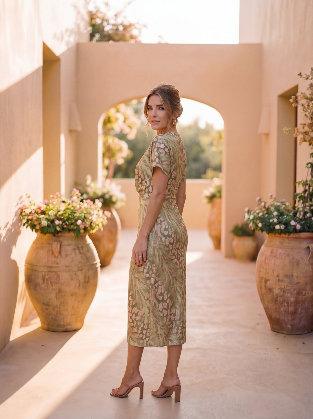 VILANA | Elegáns Midi Ruha