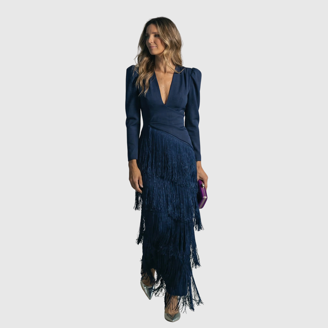 Gabriella - Elegáns Rojtos Maxi Ruha