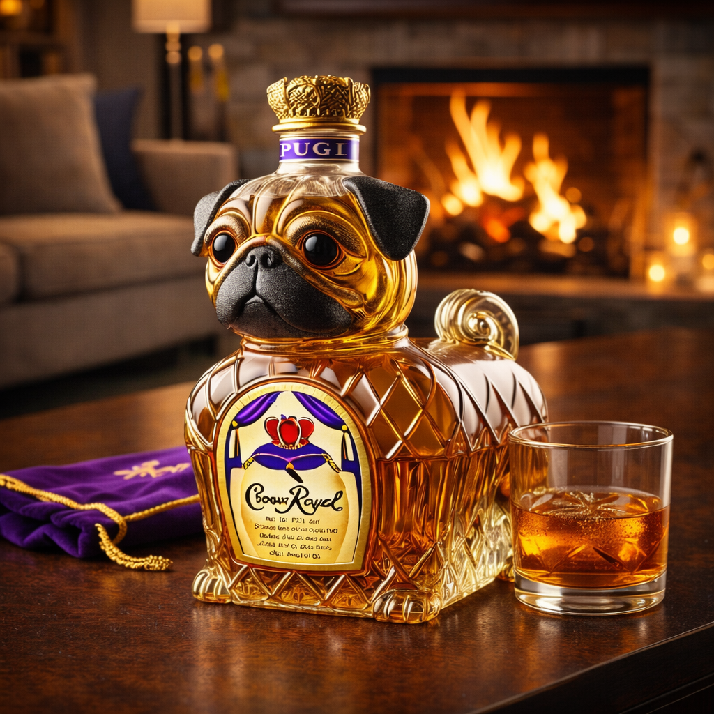 Whisky Üveg - Francia Bulldog Kiadás