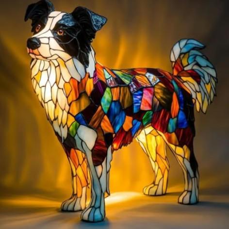 Border Collie Lámpa