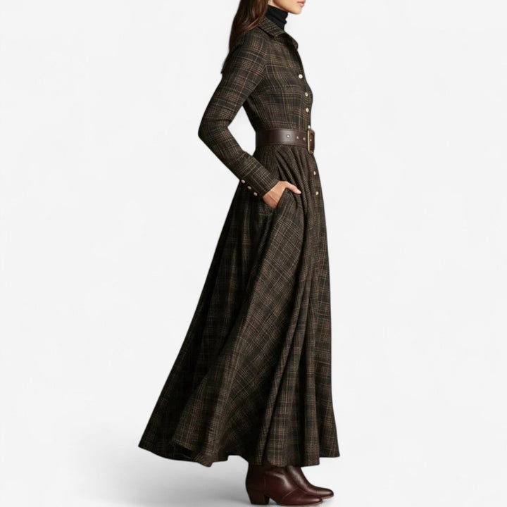 Emília Sára - Klasszikus vintage maxi ruha