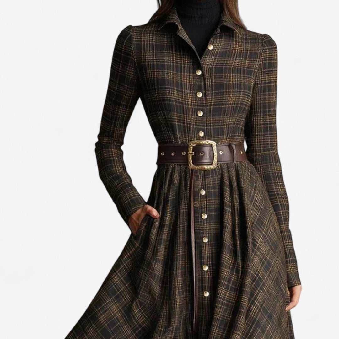 Emília Sára - Klasszikus vintage maxi ruha