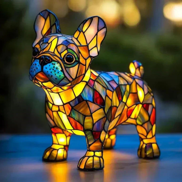 Francia Bulldog Lámpa