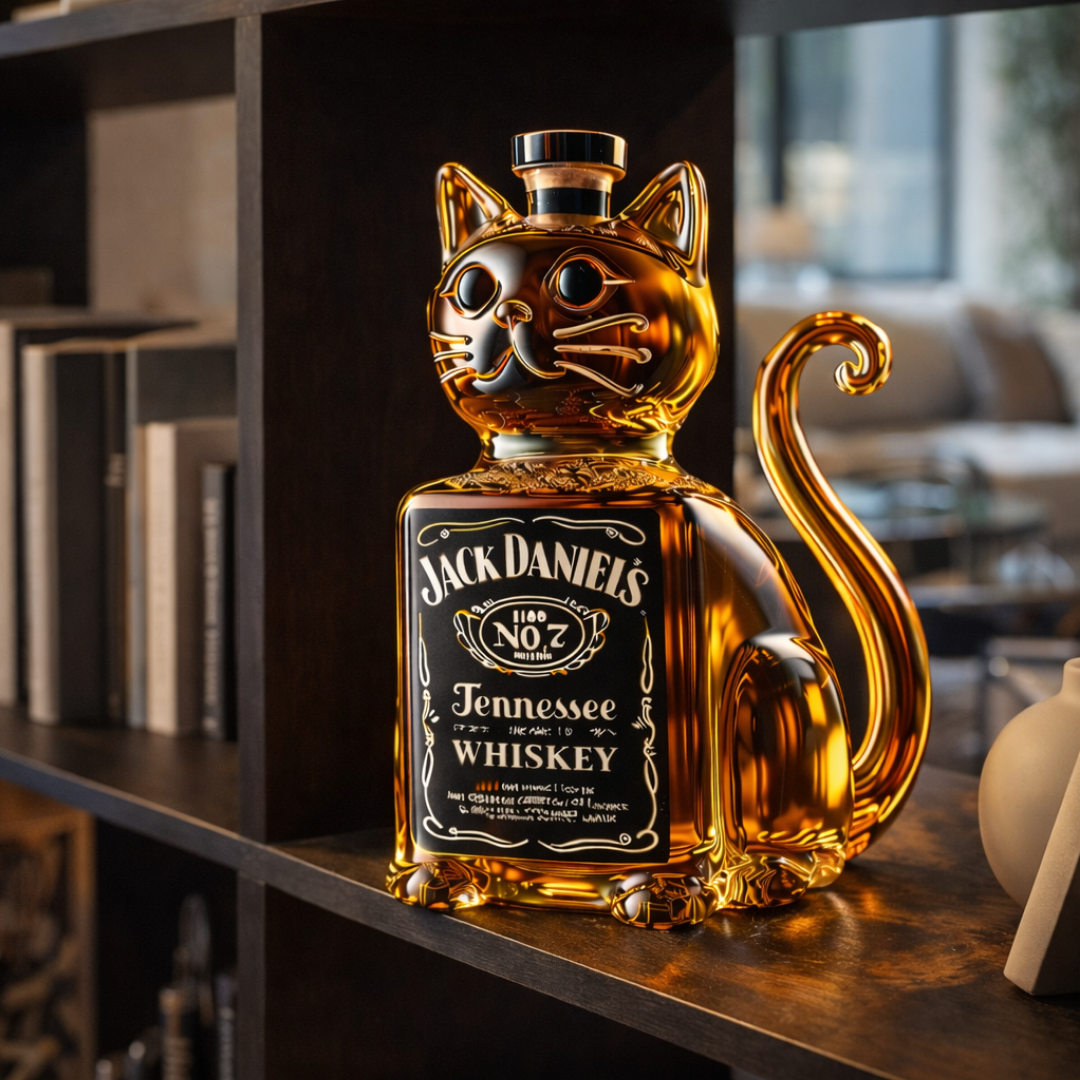 Whisky üveg - Macska kiadás