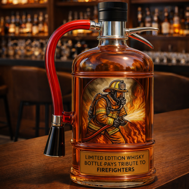 Whisky üveg - Tűzoltó kiadás