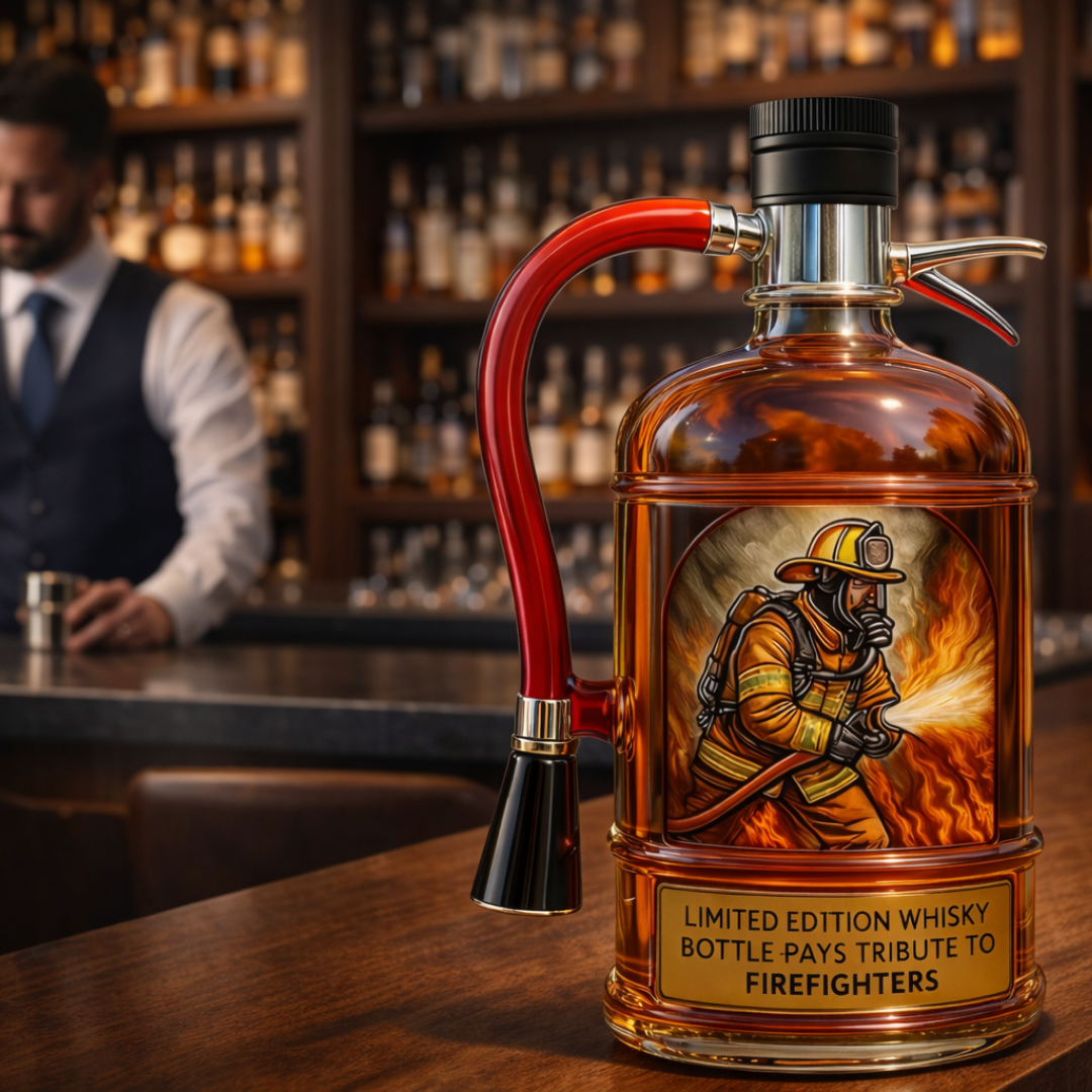Whisky üveg - Tűzoltó kiadás