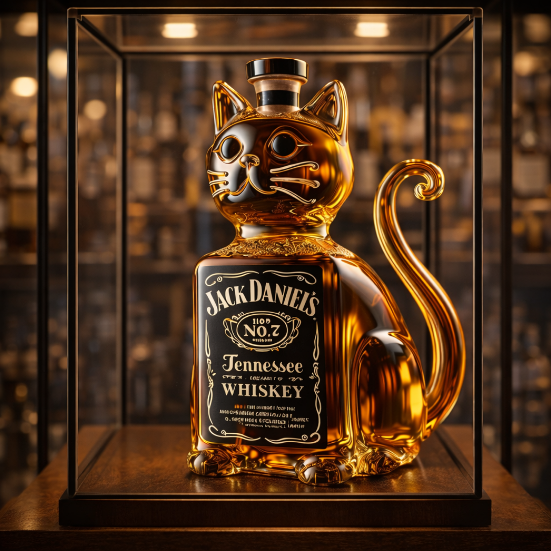 Whisky üveg - Macska kiadás