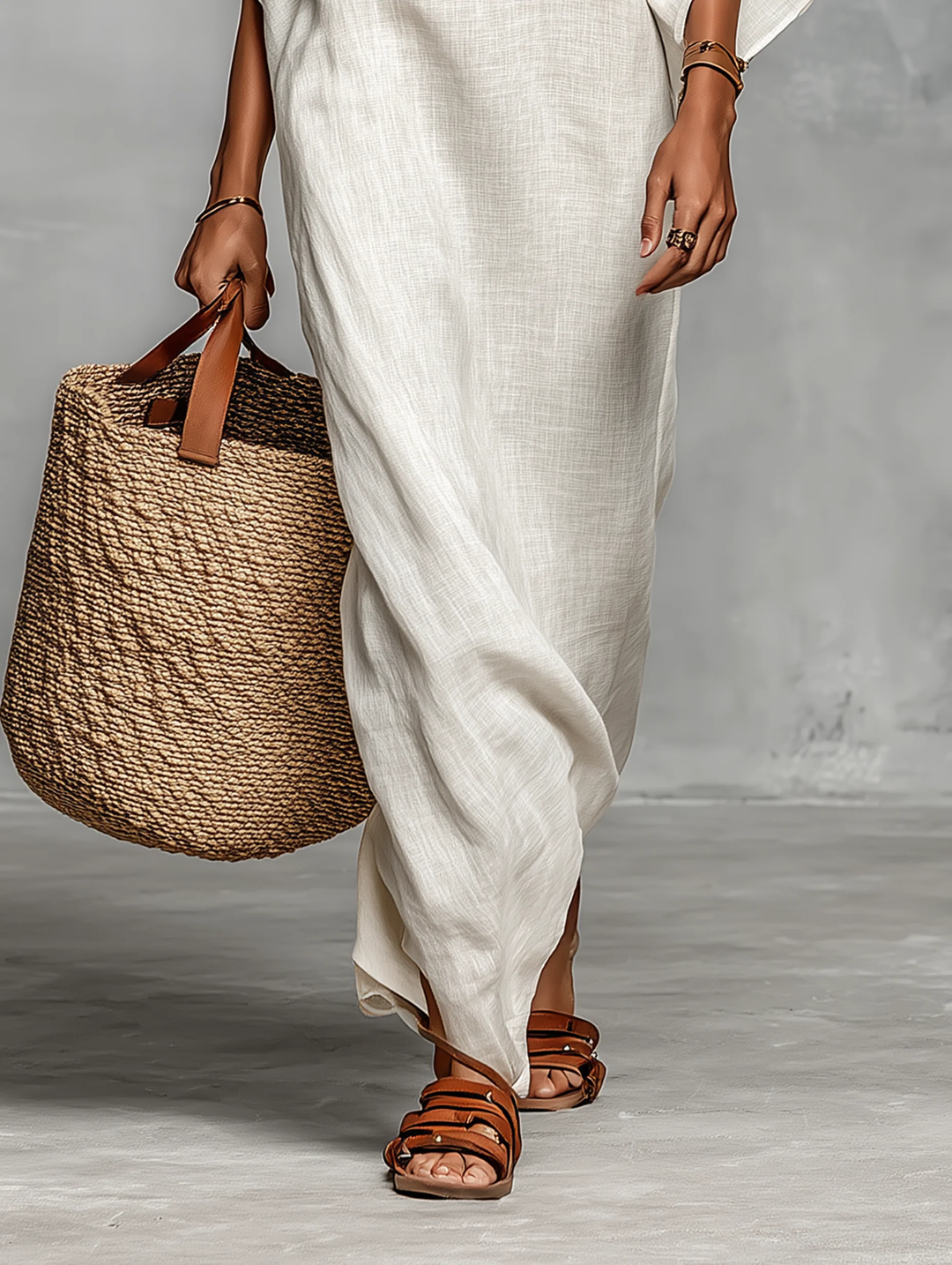 Aveline™ | Off-Shoulder Maxi Ruha Lepke Ujjakkal