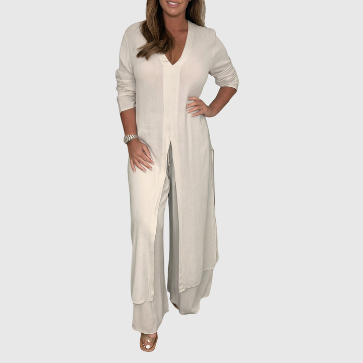 Zsófia - Elegáns Női Kétrészes Szett Modern Szabással
