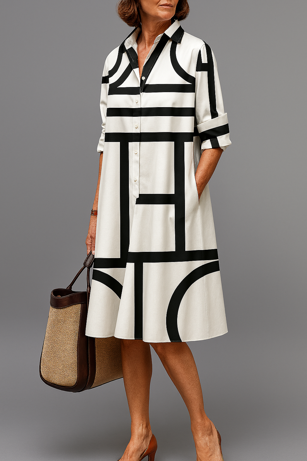Elisa | Elegáns midi ruha